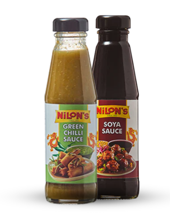 Soya Sauce + Green Chilli Sauce