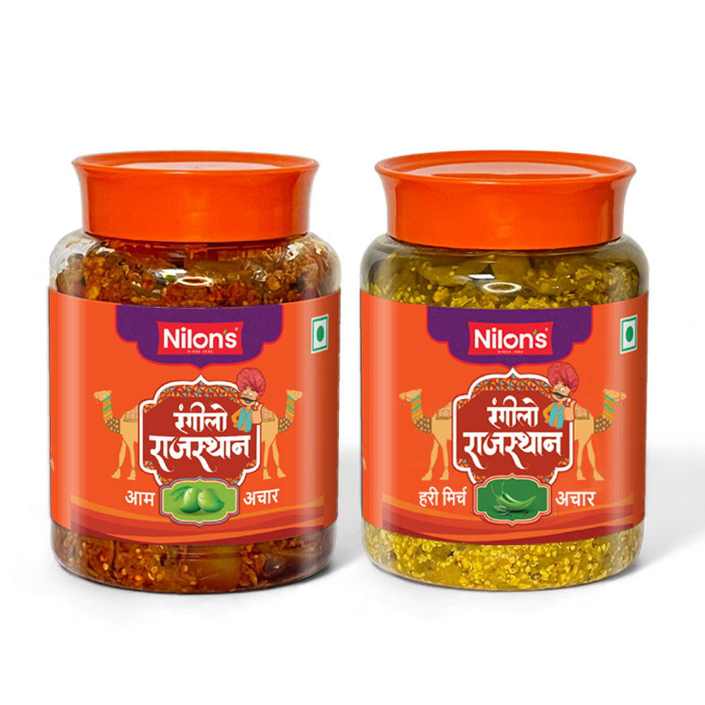 NILON'S - Rangilo Rajasthan Pickle | Aachar | Colorful Flavors of Rajasthan | Combos