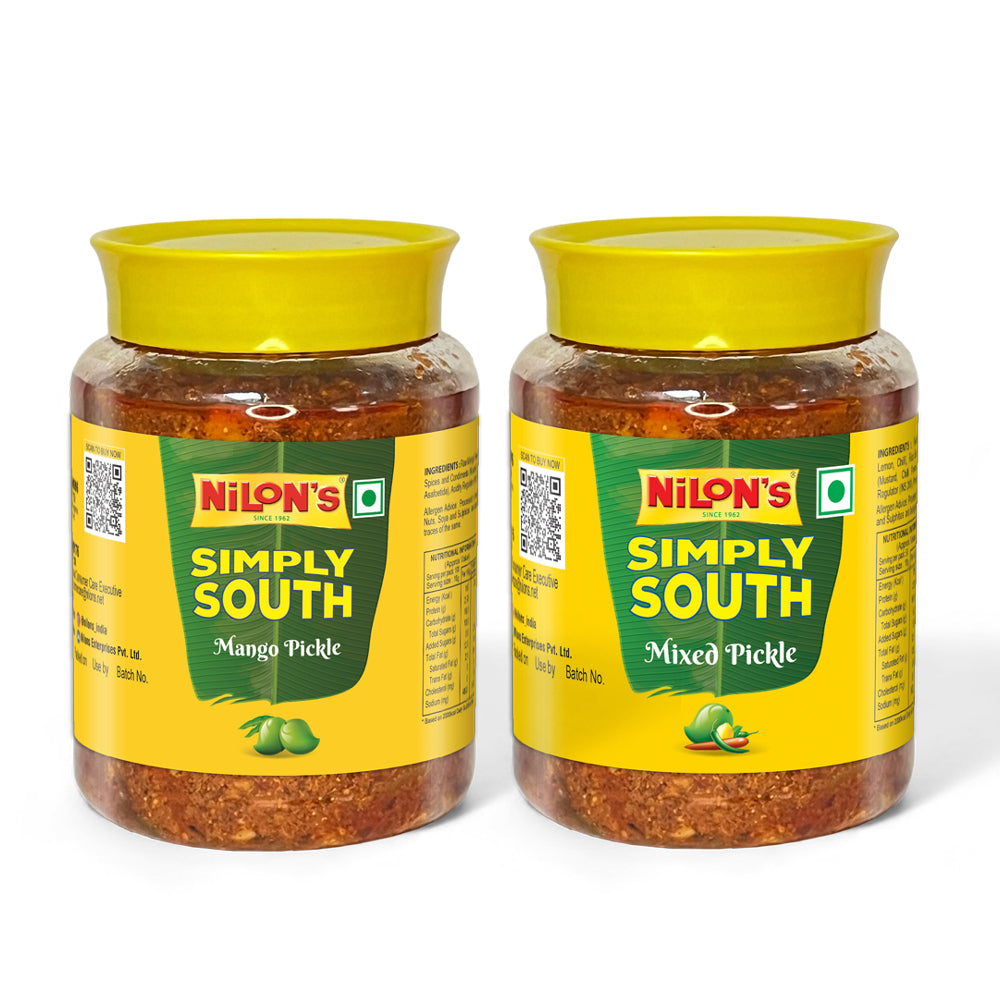 NILON'S - Simply South Pickle | Aachar | Flavors of Southern India | Combos.