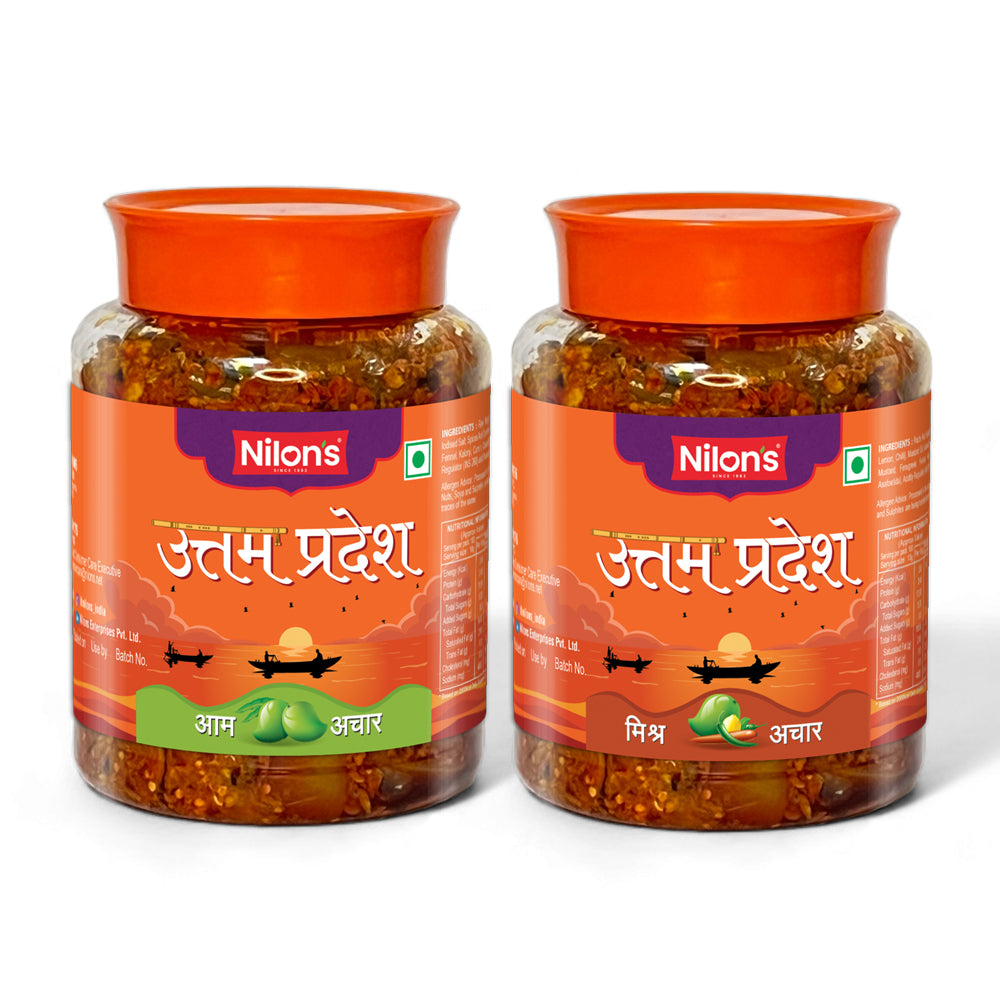 NILON'S - Uttam Pradesh Mix Pickle | Aachar | Rich Heritage Of Uttar Pradesh | Combos